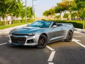 Camaro Silver Convertible