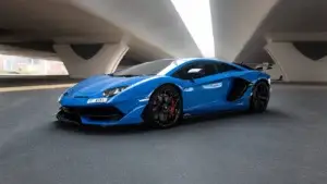 Lamborghini Aventador SVJ Blue