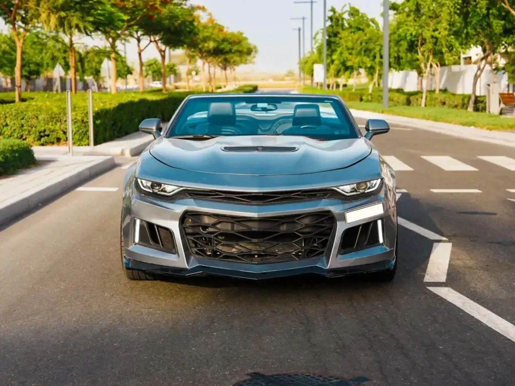 Camaro Silver Convertible