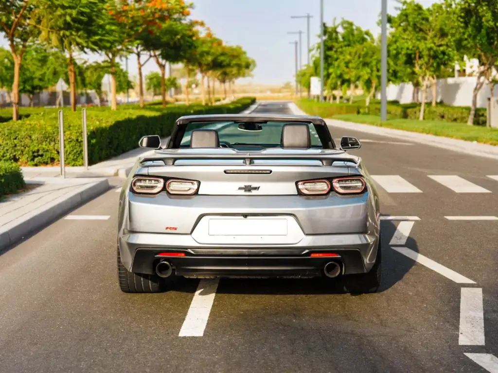 Camaro Silver Convertible