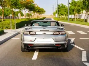 Camaro Silver Convertible